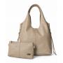 - HIT - CAPPUCCINO TOREBKA SKÓRA NATURALNA SHOPPER A4 TORBA SKÓRZANA